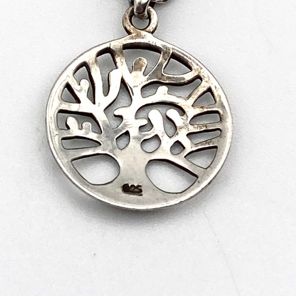Sterling Silver tree pendant on sterling silver 20” chain - Picture 3 of 10